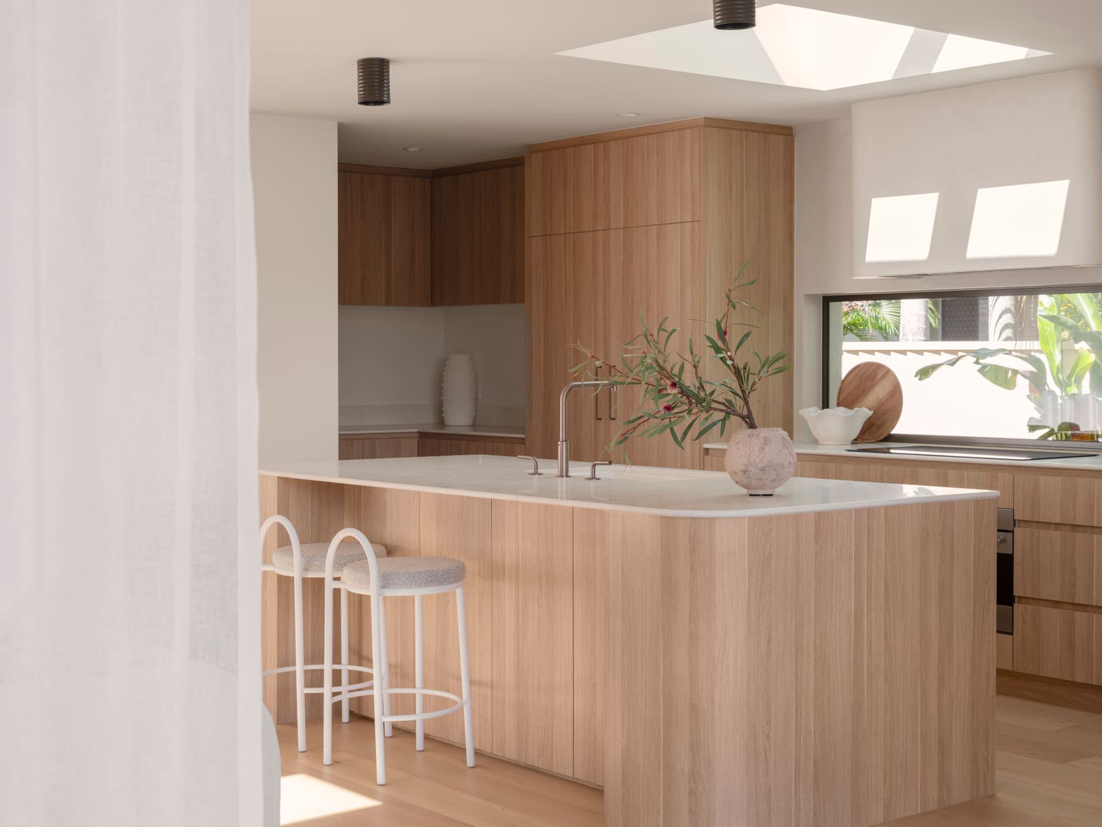 Gold Coast kitchen with timber cabinetry