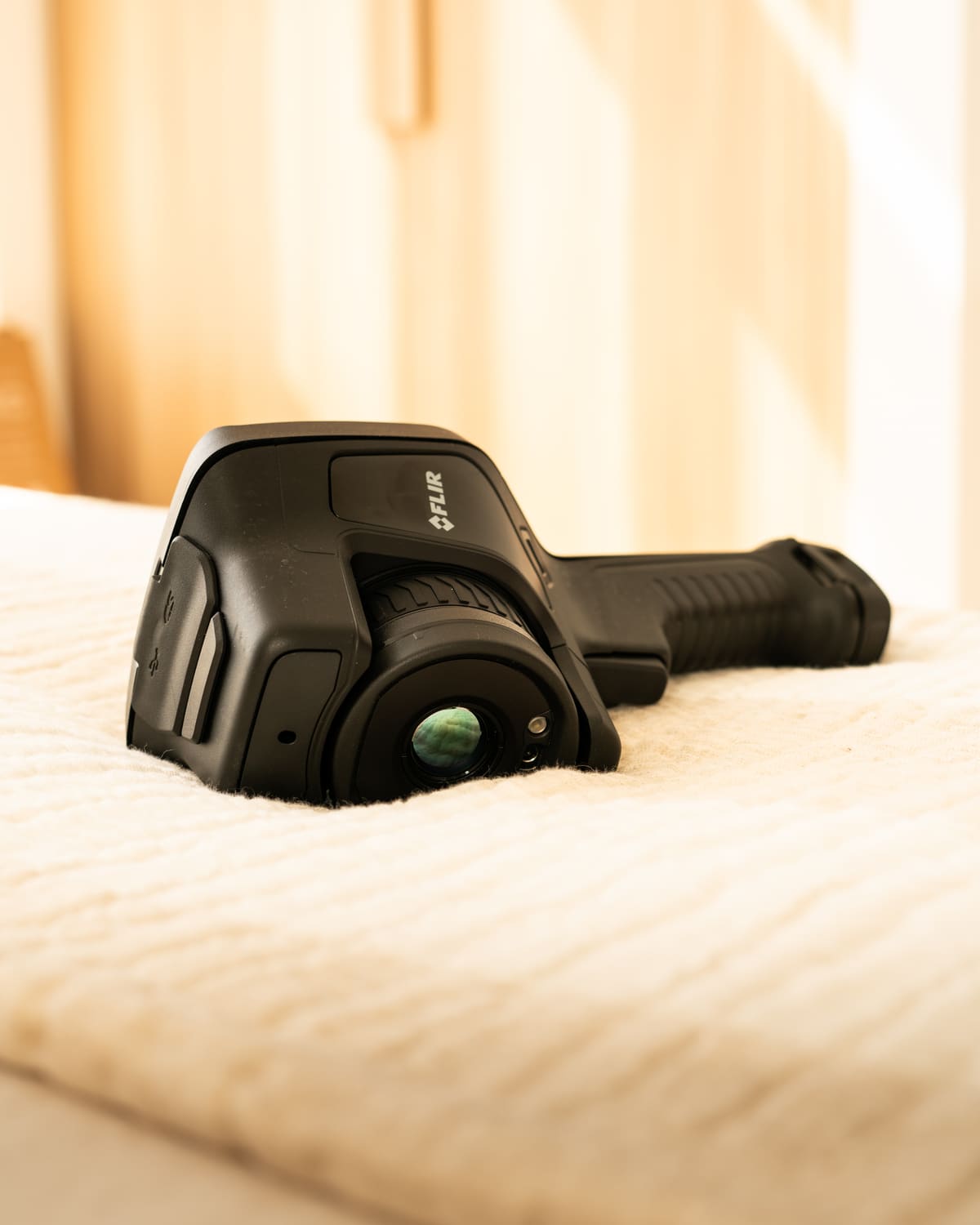 Thermal imaging camera used during inspections